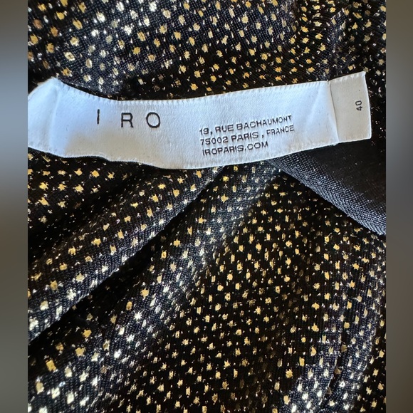 IRO PARIS Rasile Metallic Mini Dress - Picture 8 of 10